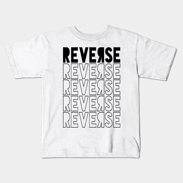 Reverse Kids T-Shirt by The 4th Republic